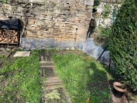 And continue garden chores- protecting herbs from the coming frost