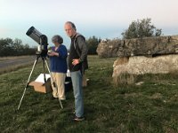 And that evening Yolande brings her telescope to the plateau near Vaour