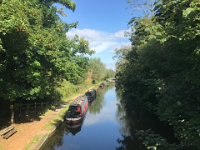 One on the daily morning walks across the local canal.