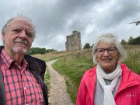 Then off to the late 14th century Donnington Castle near Newbury. James, Paulie and Stephen had visited in 2013 (see the link to May 1st in "Photo Archives" on this site)