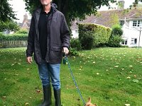 8th - Stephen was happy to be a country squire for a while so dressed the part