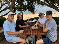 23rd - A coffee after a walk at Noosa.