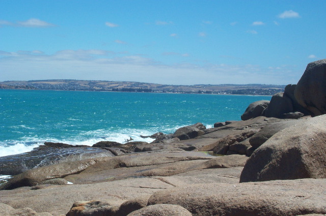 Looking back to Victor Harbor