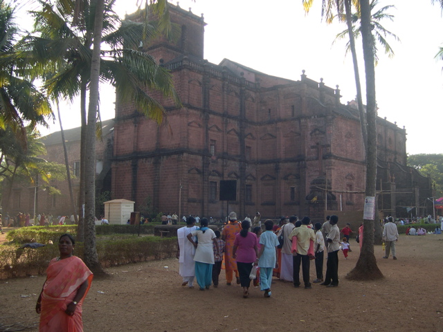 Old Goa. The cathederal