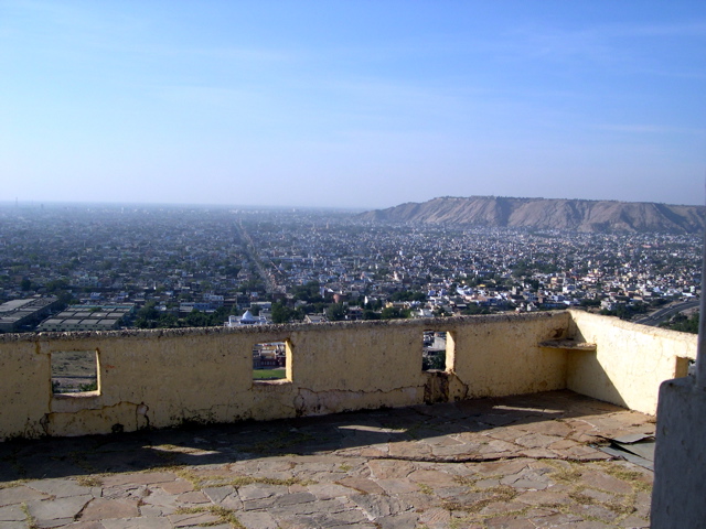 Looking down to Jaipur