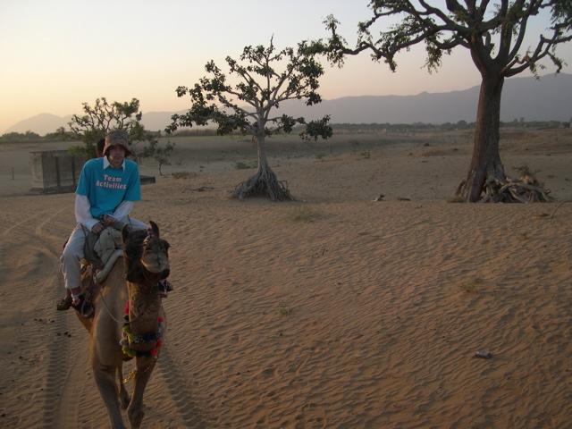 Camel safari around Pushkar