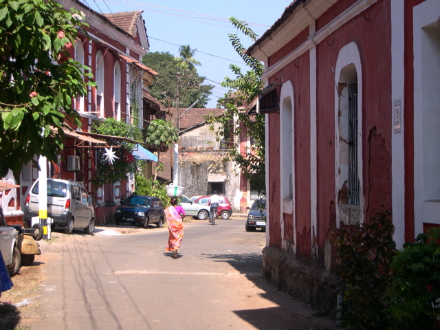 East meets west in Fontainhas