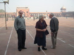 Around the mosque