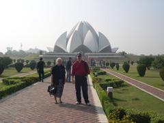 Bahai temple in Delhi