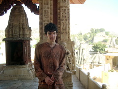 A 17th century Hindu temple on the walk up