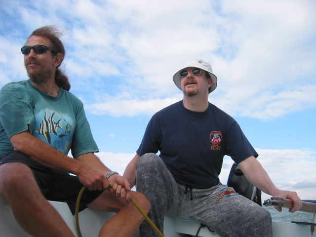 Sailing off Townsville with Rattles