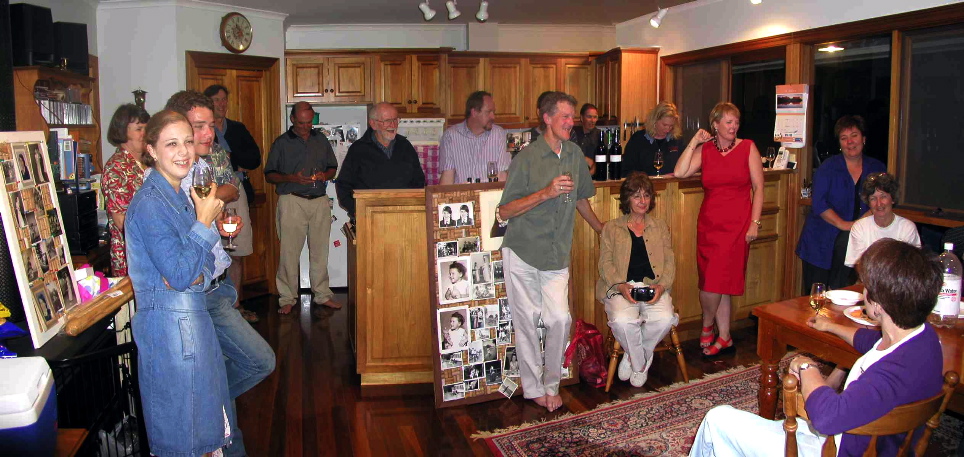 On January 3rd Nick & Stephen head to a party on  a vineyard near Geelong. 