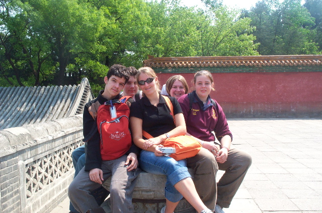 Sitting at the Summer palace