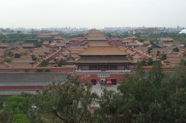 view of the Forbidden city