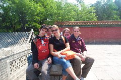 Sitting at the Summer palace