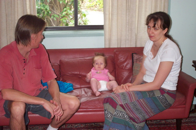 John, Christa and Lily