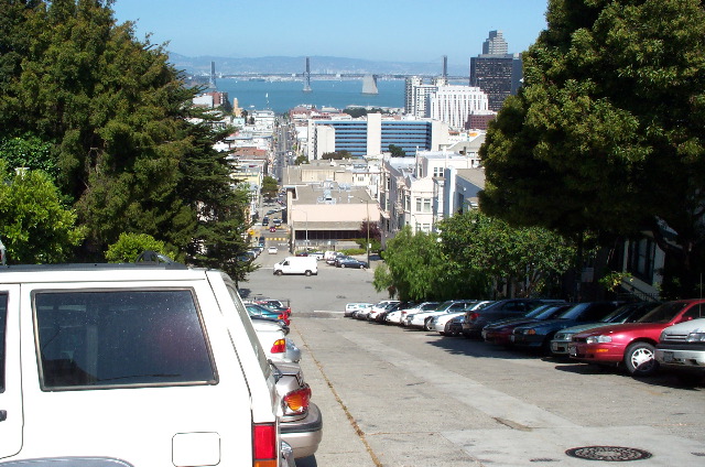 Bay Bridge from Nob Hill