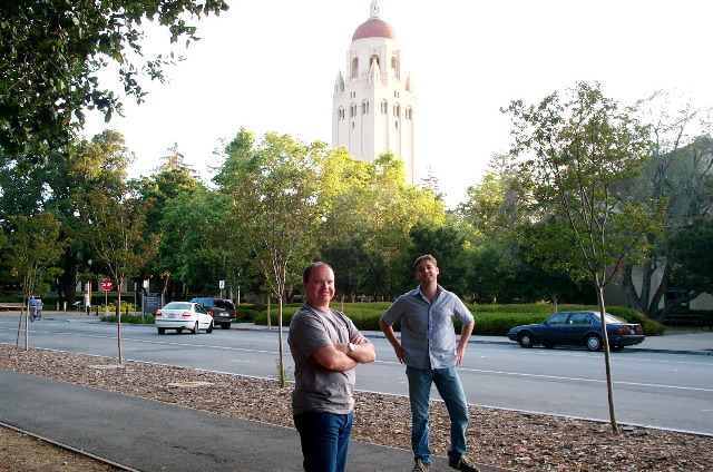 Andrew took us to see his old turf