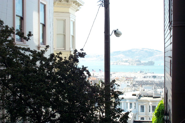 Alcatraz from Nob Hill